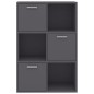 vidaXL Lagerschrank Grau 60x29,5x90 cm Holzwerkstoff vidaXL Lagerschrank Grau 60x29,5x90 cm Holzwerkstoff