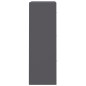 vidaXL Lagerschrank Grau 60x29,5x90 cm Holzwerkstoff vidaXL Lagerschrank Grau 60x29,5x90 cm Holzwerkstoff