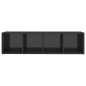 vidaXL TV-Schränke 3 Stk. Hochglanz-Grau 142,5x35x36,5cm Holzwerkstoff vidaXL TV-Schränke 3 Stk. Hochglanz-Grau 142,5x35x36,5cm Holzwerkstoff