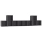 vidaXL 5-tlg. TV-Schrank-Set Grau Holzwerkstoff vidaXL 5-tlg. TV-Schrank-Set Grau Holzwerkstoff