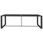 vidaXL Garten-Esstisch Anthrazit 120x60x66 cm Aluminium vidaXL Garten-Esstisch Anthrazit 120x60x66 cm Aluminium