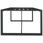vidaXL Garten-Esstisch Anthrazit 120x60x66 cm Aluminium vidaXL Garten-Esstisch Anthrazit 120x60x66 cm Aluminium
