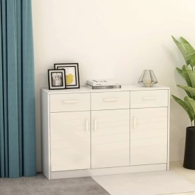 vidaXL Sideboard Weiß 110x30x75 cm Holzwerkstoff
