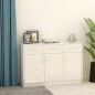 vidaXL Sideboard Weiß 110x30x75 cm Holzwerkstoff vidaXL Sideboard Weiß 110x30x75 cm Holzwerkstoff