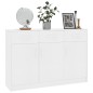 vidaXL Sideboard Weiß 110x30x75 cm Holzwerkstoff vidaXL Sideboard Weiß 110x30x75 cm Holzwerkstoff