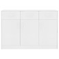 vidaXL Sideboard Weiß 110x30x75 cm Holzwerkstoff vidaXL Sideboard Weiß 110x30x75 cm Holzwerkstoff