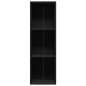 vidaXL Bücherregal/TV-Schrank Schwarz 36x30x114 cm Holzwerkstoff vidaXL Bücherregal/TV-Schrank Schwarz 36x30x114 cm Holzwerkstoff