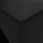 vidaXL Bartisch mit Schrank Schwarz 115x59x200 cm vidaXL Bartisch mit Schrank Schwarz 115x59x200 cm