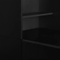 vidaXL Bartisch mit Schrank Schwarz 115x59x200 cm vidaXL Bartisch mit Schrank Schwarz 115x59x200 cm