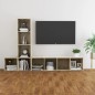 vidaXL 3-tlg. TV-Schrank-Set Sonoma-Eiche Holzwerkstoff vidaXL 3-tlg. TV-Schrank-Set Sonoma-Eiche Holzwerkstoff