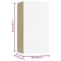 vidaXL TV-Schränke 7 Stk. Weiß Sonoma-Eiche 30,5x30x60cm Holzwerkstoff vidaXL TV-Schränke 7 Stk. Weiß Sonoma-Eiche 30,5x30x60cm Holzwerkstoff