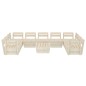 10-tlg. Garten-Paletten-Lounge-Set Imprägniertes Fichtenholz 10-tlg. Garten-Paletten-Lounge-Set Imprägniertes Fichtenholz