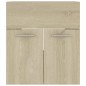 vidaXL Badmöbel-Set Sonoma-Eiche Holzwerkstoff vidaXL Badmöbel-Set Sonoma-Eiche Holzwerkstoff