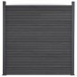vidaXL Zaunelement-Set Grau 872x186 cm WPC vidaXL Zaunelement-Set Grau 872x186 cm WPC
