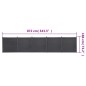 vidaXL Zaunelement-Set Grau 872x186 cm WPC vidaXL Zaunelement-Set Grau 872x186 cm WPC