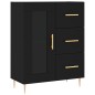 Highboard Schwarz 69,5x34x180 cm Holzwerkstoff Highboard Schwarz 69,5x34x180 cm Holzwerkstoff