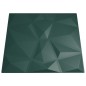 vidaXL Wandpaneele 48 Stk. Grün 50x50 cm EPS 12 m² Diamant vidaXL Wandpaneele 48 Stk. Grün 50x50 cm EPS 12 m² Diamant