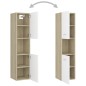vidaXL Badmöbel-Set Sonoma-Eiche Holzwerkstoff vidaXL Badmöbel-Set Sonoma-Eiche Holzwerkstoff