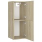 vidaXL Badmöbel-Set Sonoma-Eiche Holzwerkstoff vidaXL Badmöbel-Set Sonoma-Eiche Holzwerkstoff