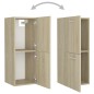 vidaXL Badmöbel-Set Sonoma-Eiche Holzwerkstoff vidaXL Badmöbel-Set Sonoma-Eiche Holzwerkstoff