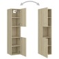 vidaXL Badmöbel-Set Sonoma-Eiche Holzwerkstoff vidaXL Badmöbel-Set Sonoma-Eiche Holzwerkstoff