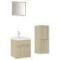 vidaXL Badmöbel-Set Sonoma-Eiche Holzwerkstoff vidaXL Badmöbel-Set Sonoma-Eiche Holzwerkstoff