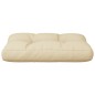 vidaXL Palettenkissen Beige 60x40x12 cm Stoff vidaXL Palettenkissen Beige 60x40x12 cm Stoff