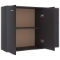 vidaXL Sideboard Grau 105x30x75 cm Holzwerkstoff vidaXL Sideboard Grau 105x30x75 cm Holzwerkstoff