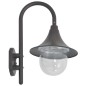 vidaXL Garten-Wandleuchte E27 42 cm Aluminium Bronze vidaXL Garten-Wandleuchte E27 42 cm Aluminium Bronze