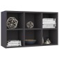 vidaXL Bücherregal/Sideboard Grau 66x30x98 cm Holzwerkstoff vidaXL Bücherregal/Sideboard Grau 66x30x98 cm Holzwerkstoff