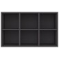 vidaXL Bücherregal/Sideboard Grau 66x30x98 cm Holzwerkstoff vidaXL Bücherregal/Sideboard Grau 66x30x98 cm Holzwerkstoff