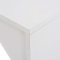 vidaXL Bartisch mit Schrank Weiß 115x59x200 cm vidaXL Bartisch mit Schrank Weiß 115x59x200 cm