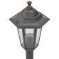 vidaXL Garten-Pollerleuchte 6 Stk. E27 110 cm Aluminium Bronzefarben vidaXL Garten-Pollerleuchte 6 Stk. E27 110 cm Aluminium Bronzefarben