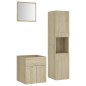 vidaXL Badmöbel-Set Sonoma-Eiche Holzwerkstoff vidaXL Badmöbel-Set Sonoma-Eiche Holzwerkstoff