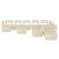 vidaXL 12-tlg. Garten-Paletten-Lounge-Set Imprägniertes Fichtenholz vidaXL 12-tlg. Garten-Paletten-Lounge-Set Imprägniertes Fichtenholz