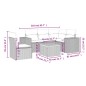 vidaXL 6-tlg. Garten-Sofagarnitur mit Kissen Beige Poly Rattan vidaXL 6-tlg. Garten-Sofagarnitur mit Kissen Beige Poly Rattan