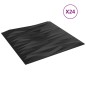 vidaXL Wandpaneele 24 Stk. Schwarz 50x50 cm XPS 6 m² Stein vidaXL Wandpaneele 24 Stk. Schwarz 50x50 cm XPS 6 m² Stein