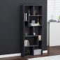 vidaXL Bücherregal Grau 67x24x161 cm Holzwerkstoff vidaXL Bücherregal Grau 67x24x161 cm Holzwerkstoff