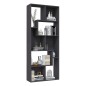 vidaXL Bücherregal Grau 67x24x161 cm Holzwerkstoff vidaXL Bücherregal Grau 67x24x161 cm Holzwerkstoff