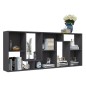 vidaXL Bücherregal Grau 67x24x161 cm Holzwerkstoff vidaXL Bücherregal Grau 67x24x161 cm Holzwerkstoff