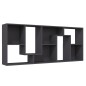 vidaXL Bücherregal Grau 67x24x161 cm Holzwerkstoff vidaXL Bücherregal Grau 67x24x161 cm Holzwerkstoff