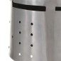 vidaXL Mittelalterlicher Ritterhelm Antik Replik LARP Silbern Stahl vidaXL Mittelalterlicher Ritterhelm Antik Replik LARP Silbern Stahl