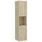 vidaXL Badmöbel-Set Sonoma-Eiche Holzwerkstoff vidaXL Badmöbel-Set Sonoma-Eiche Holzwerkstoff
