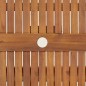 vidaXL Gartentisch Klappbar 90x90x75 cm Massivholz Akazie vidaXL Gartentisch Klappbar 90x90x75 cm Massivholz Akazie