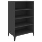 vidaXL Sideboard Grau 57x35x90 cm Holzwerkstoff vidaXL Sideboard Grau 57x35x90 cm Holzwerkstoff