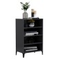 vidaXL Sideboard Grau 57x35x90 cm Holzwerkstoff vidaXL Sideboard Grau 57x35x90 cm Holzwerkstoff