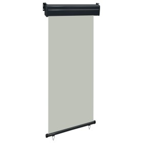 vidaXL Balkon-Seitenmarkise 85x250 cm Grau