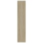 vidaXL Bücherregal 4 Fächer Weiß Sonoma-Eiche 60x30x151,5Holzwerkstoff vidaXL Bücherregal 4 Fächer Weiß Sonoma-Eiche 60x30x151,5Holzwerkstoff