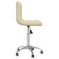 vidaXL Esszimmerstühle 2 Stk. Drehbar Creme Kunstleder vidaXL Esszimmerstühle 2 Stk. Drehbar Creme Kunstleder