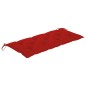vidaXL Klappbare Gartenbank mit Auflage 118 cm Bambus vidaXL Klappbare Gartenbank mit Auflage 118 cm Bambus